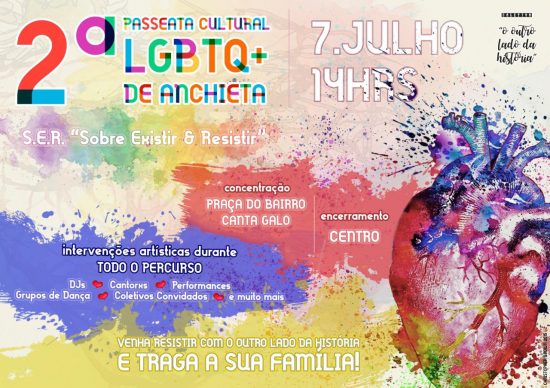 2ª Passeata Cultural LGBTQ+ acontece no próximo domingo (07) em Anchieta 1 lgbtq