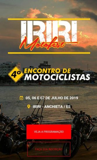motofest - 4º Iriri MotoFest agita fim de semana em Anchieta