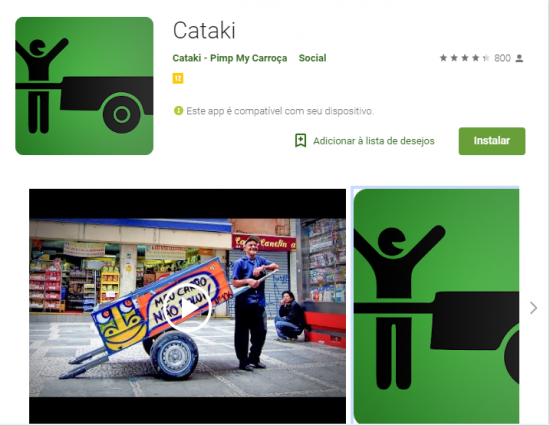 cataki 2 - Asscamarg adere a aplicativo para recolher material reciclável em domicílios de Guarapari