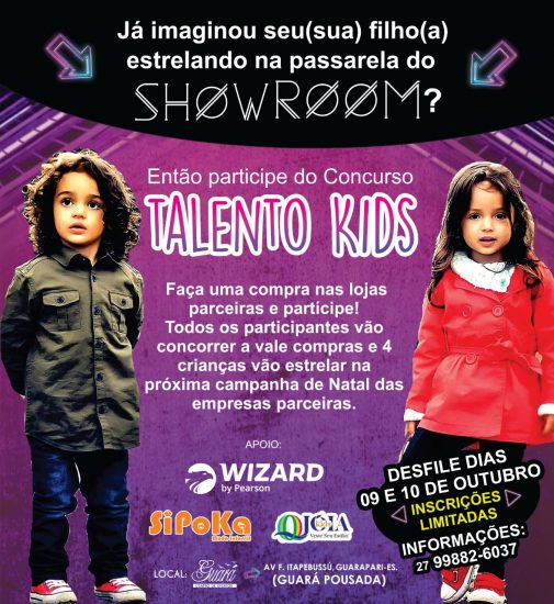 Nova edição do Showroom terá concurso de talentos infantis e campeonato de vídeo game em Guarapari