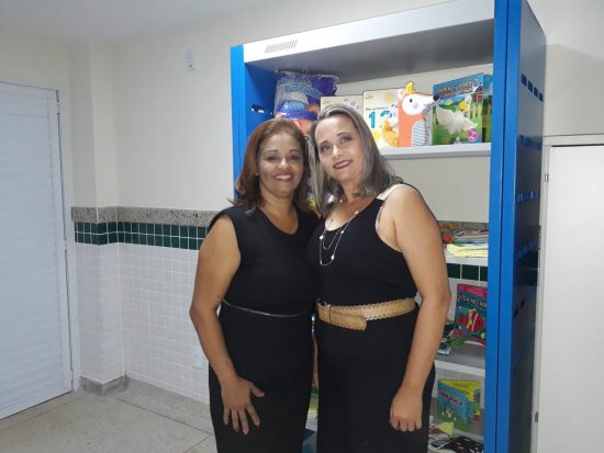 Messilda e Andressa Mezadri - Mais de 300 crianças serão atendidas por creche inaugurada em Guarapari