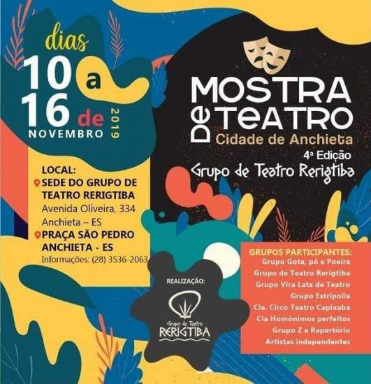 WhatsApp Image 2019 11 07 at 13.32.55 - Mostra de teatro gratuita movimenta a semana em Anchieta