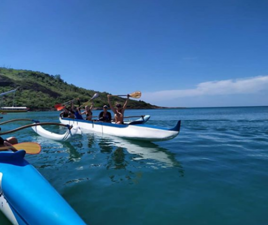 canoas havaianas - Canoas Havaianas: Desafio promove 28 km de remada no mar de Guarapari