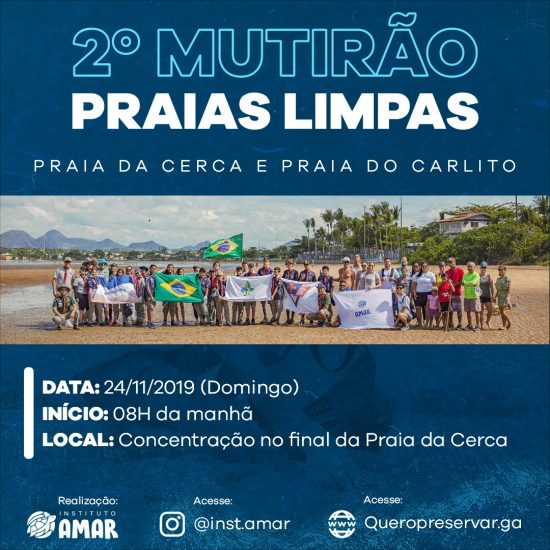 mutirao - Instituto organiza segundo mutirão de limpeza das praias de Guarapari