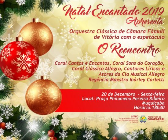 Cantata de Natal - Cantata de Natal promete encantar o público em Guarapari