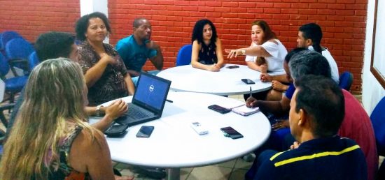Júlio César reunião da diretoria 2 - Moradores do Itapebussu elegem nova liderança em Guarapari