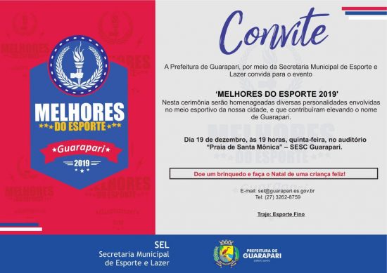 Prefeitura de Guarapari promove mais uma edição do Melhores do Esporte 1 MelhoresdoEsporte