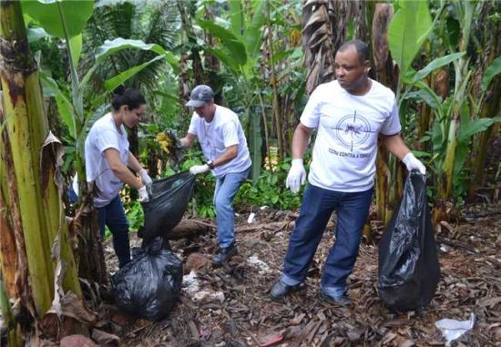 Bairros de Alfredo Chaves recebem mutirão de limpeza contra a dengue 1 alfredo chaves dengue