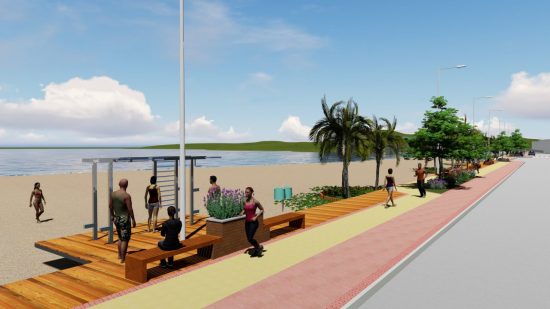 praia central 2 - Início das obras na orla da Praia Central já foi autorizado em Anchieta