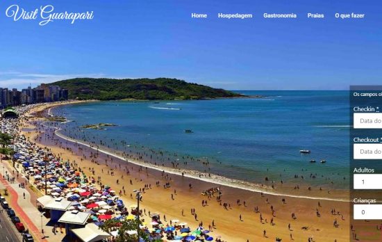 print site visitguarapari - Guarapari ganha portal turístico com serviços e benefícios
