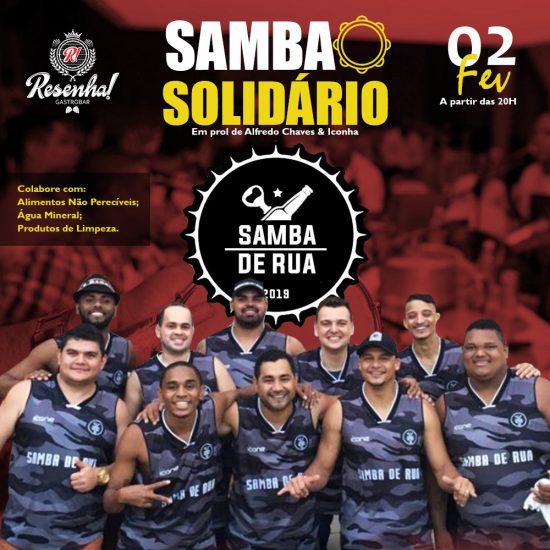 2728dd38 acc2 4f04 9261 eb599203f3ec - Samba Solidário em Guarapari arrecada doações para vítimas das chuvas