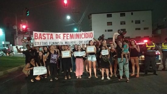 Basta de Feminicídio - “Nenhuma a menos!”: mulheres se unem contra feminicídios em Guarapari