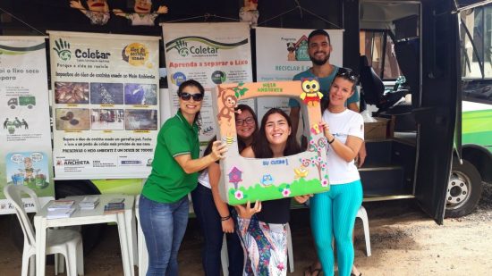 Anchieta realiza ações de educação ambiental nos balneários 1 ação ambinetal anchieta