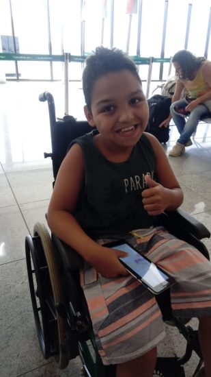 Matheus paralisia - Mãe de Guarapari consegue laudo médico para tratamento do filho com paralisia cerebral fora do ES
