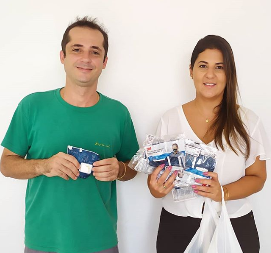 HIFA recebe doações de máscara e álcool 70% 2 Doacao mascara