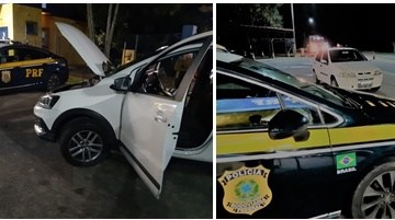 PRF - PRF recupera veículo roubado e clonado durante fiscalização na BR 101 em Guarapari