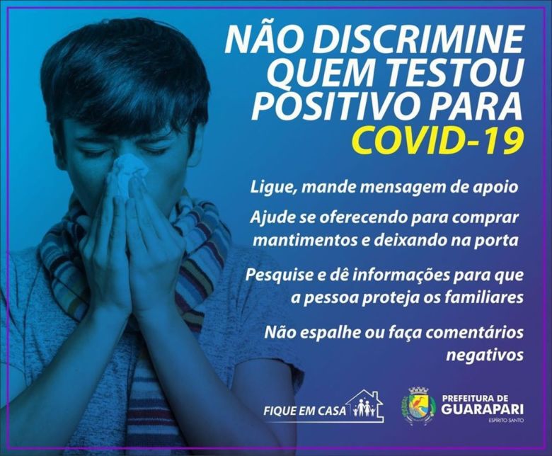 104180573 130971431970688 2120175472365405158 n - Guarapari: Prefeitura estimula empatia com pessoas que testam positivo para Covid-19