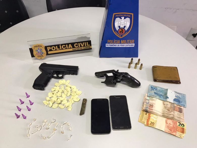 Polícias Civil e Militar prendem autores de homicídios e realizam apreensão de drogas em Anchieta