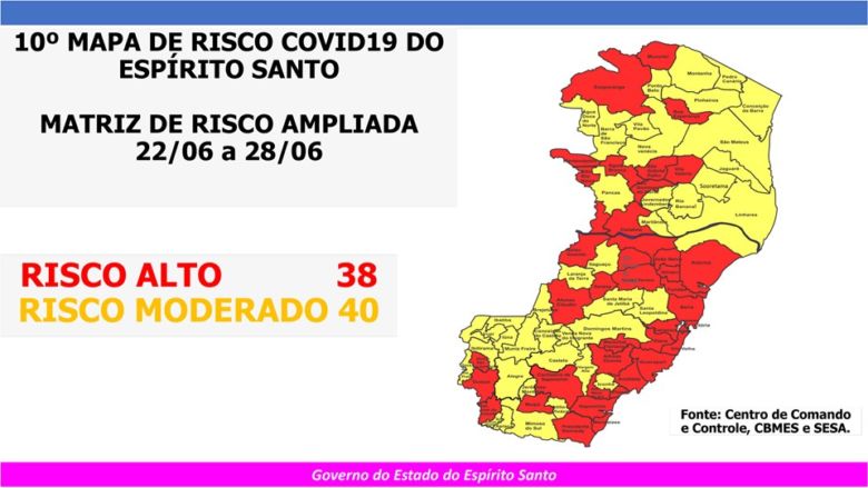 Apresentação governador 2020 06 20 Imprensa 2 - Governo do Espírito Santo divulga novo Mapa de Risco Covid-19