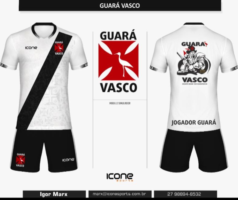 camisa - Guarapari: Torcida Guará Vasco completa 24 anos e lança camisa comemorativa