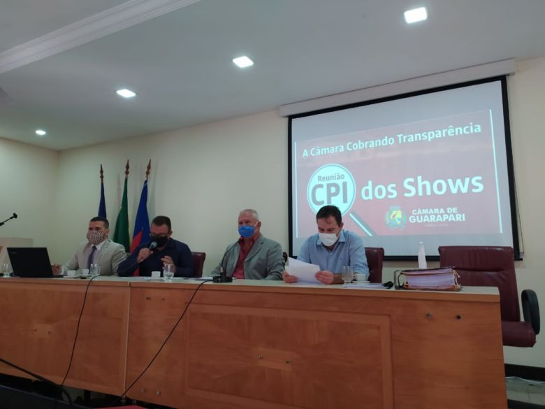Músico é ouvido por CPI dos Shows; vice-prefeito de Guarapari não comparece