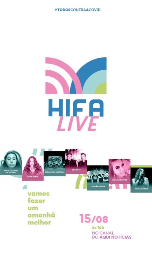 hifa live - HIFA promove live solidária para aquisição de equipamentos