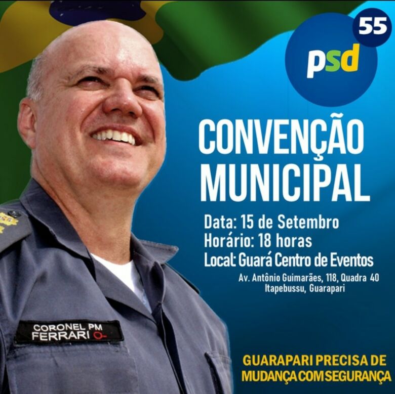 Convencao PSD - Convenções: outros nomes foram confirmados para concorrer à Prefeitura de Guarapari