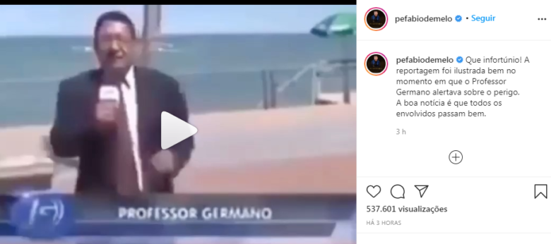 padre fabio insta - Padre Fábio de Melo posta matéria gravada em Guarapari