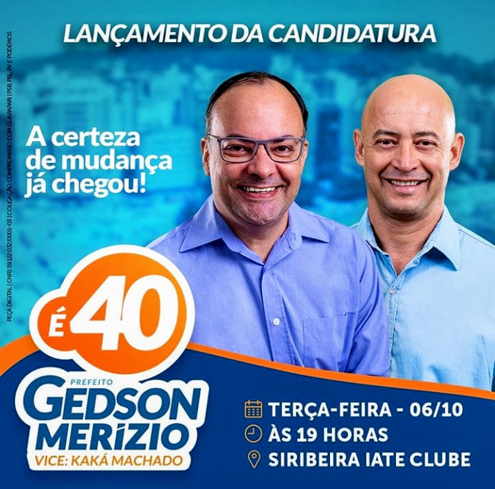 comiteGedson - Gedson Merizio lança candidatura em Guarapari