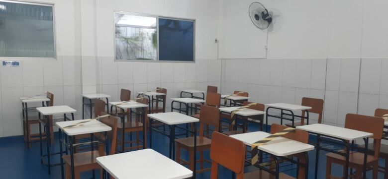 sala rui barbosa - Escola Rui Barbosa faz completa adaptação para o retorno às aulas presenciais