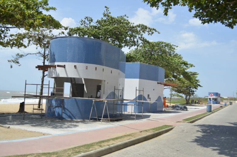 Anchieta: obras seguem para reta final na praia de Castelhanos