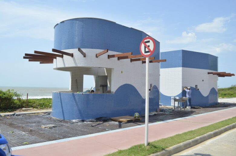 Castelhanos nova 6 - Anchieta: obras seguem para reta final na praia de Castelhanos