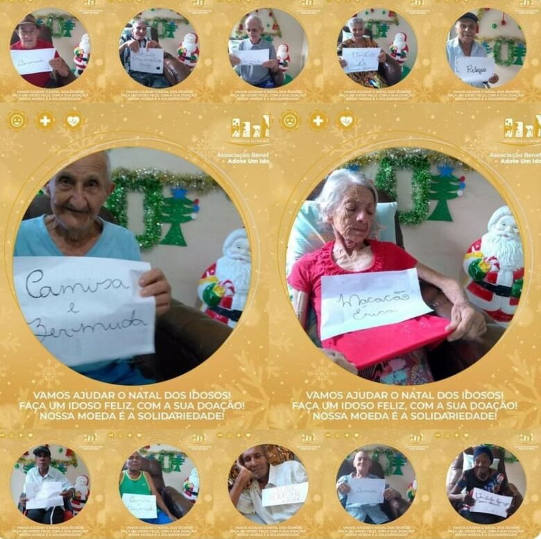 Campanha “Adote um idoso” arrecada doações em Guarapari