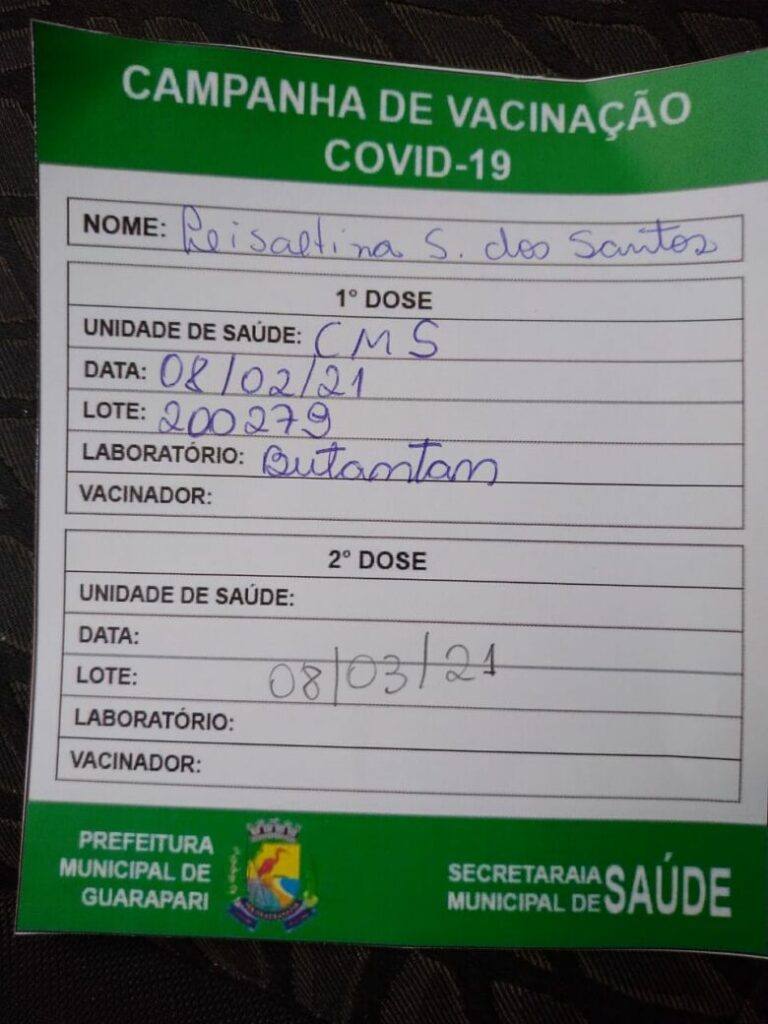 idosos vacina3 - Idosos com mais de 90 anos começaram a ser vacinados em Guarapari