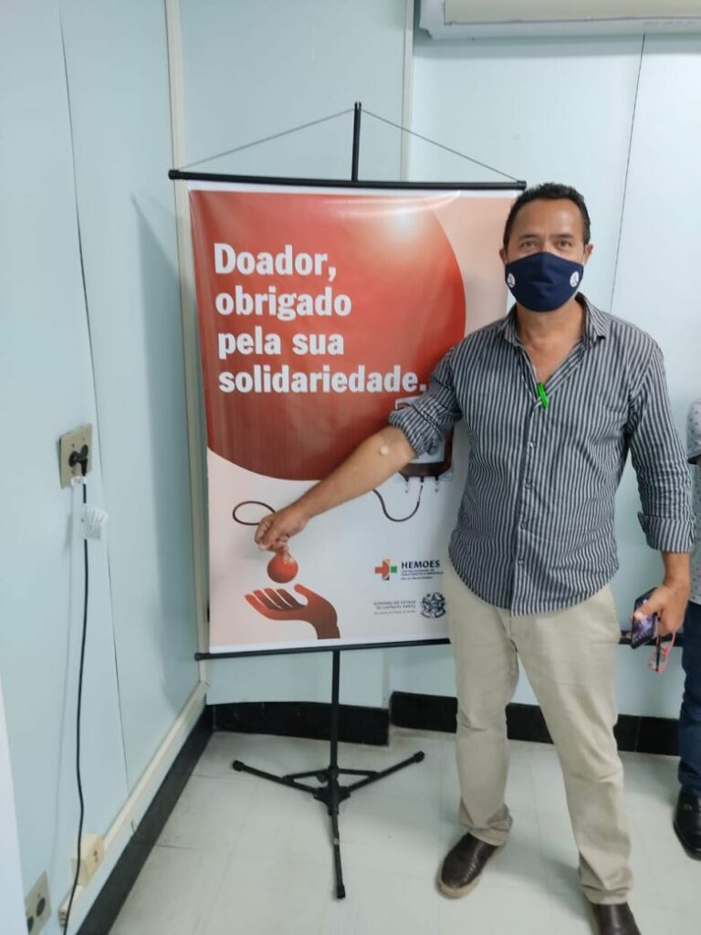 doacao MCA2 - Moto Clube de Guarapari reúne 70 pessoas para doação de sangue no Hemoes