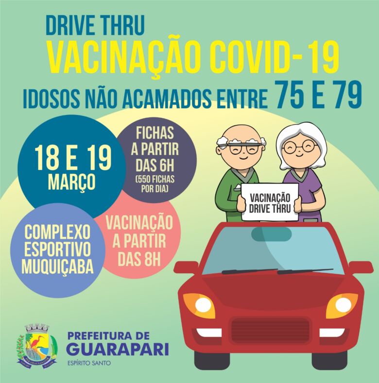 vacinacao2021 03 17 at 14 48 161 - Covid-19: vacinação dos idosos entre 75 e 79 anos será através de fichas em Guarapari