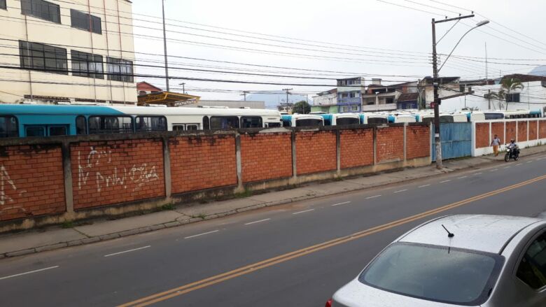 greve onibus1 - Greve: ônibus pararam de circular nesta terça-feira (27) em Guarapari