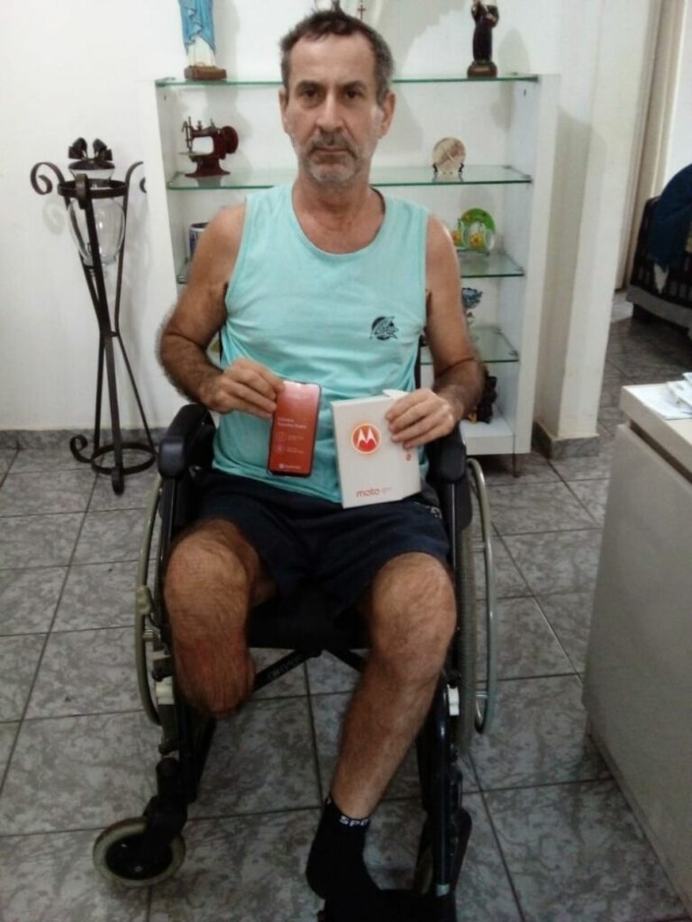 Após amputação, morador de Guarapari realiza rifa para iniciar reabilitação física