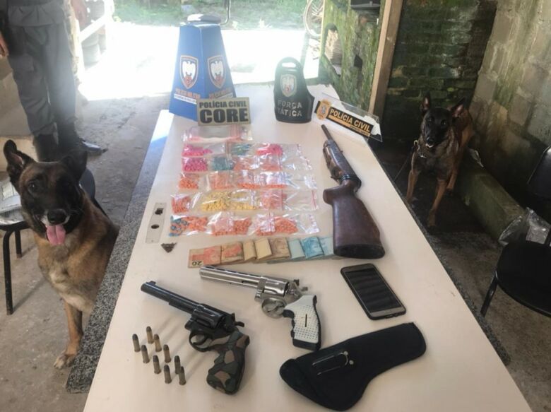 Polícia apreende 1.760 comprimidos de Ecstasy em operação em Anchieta