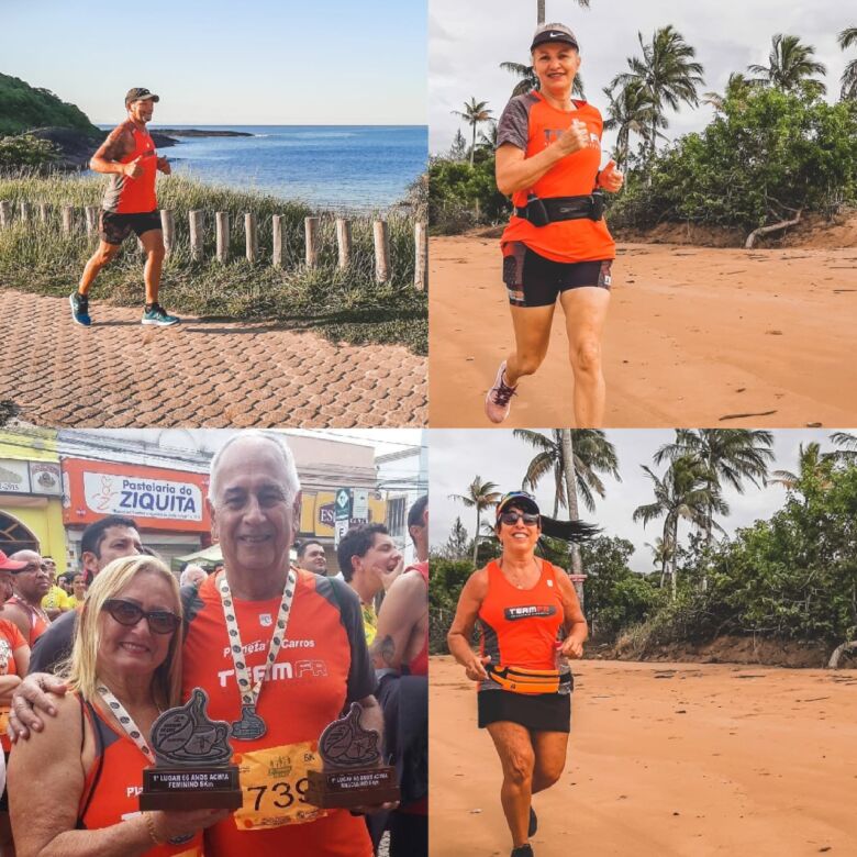 Grupo acima dos 60 anos adere a corrida e ao treinamento funcional em Guarapari