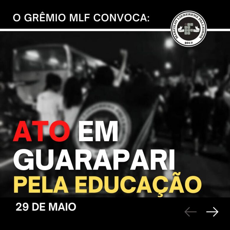 Trabalhadores e estudantes marcam manifestação para sábado (29) em Guarapari