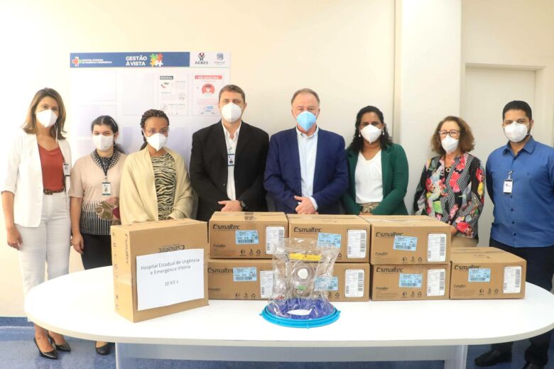 Espírito Santo recebe doação de 158 capacetes ELMOs para pacientes com Covid-19