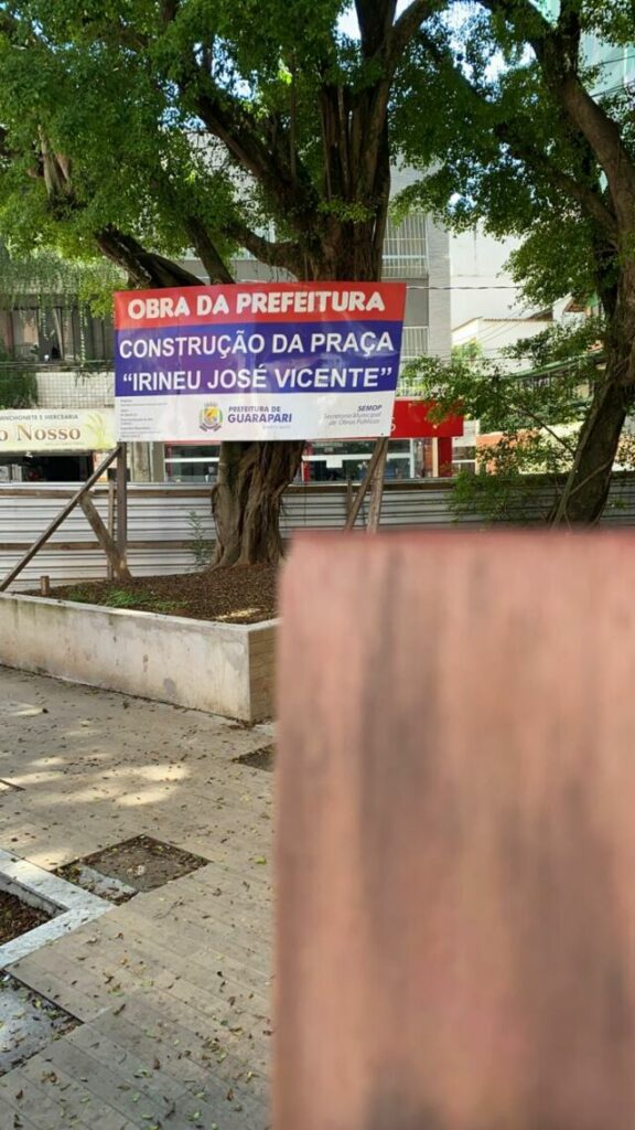 Prefeitura de Guarapari justifica demora na entrega da Praça do Bradesco