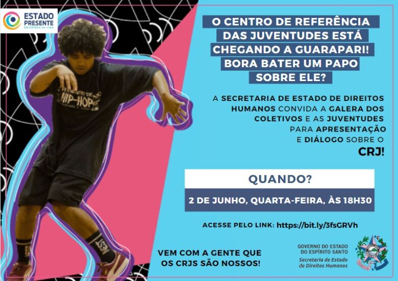 Acontece amanhã (2) bate-papo virtual sobre novo Centro de Referência das Juventudes em Guarapari