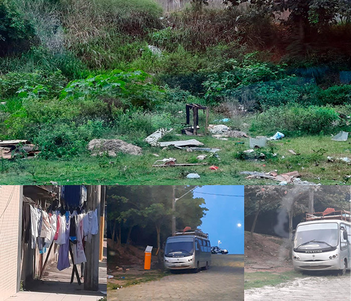 Guarapari: dona de imóvel no Ipiranga reclama da falta de ordenamento público no bairro