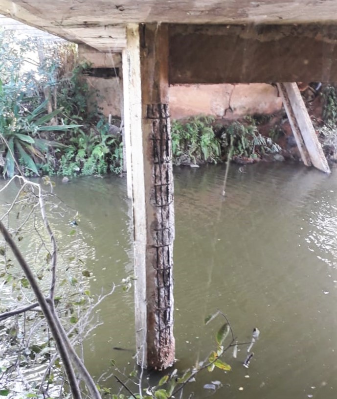 Estado de conservação de ponte em Nova Guarapari preocupa moradores