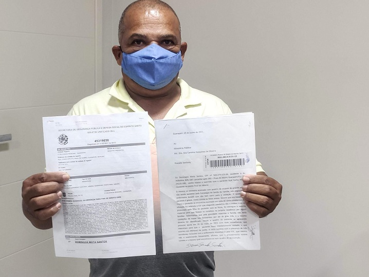 Morador de Guarapari denuncia prefeitura por tratamento dado ao irmão acamado