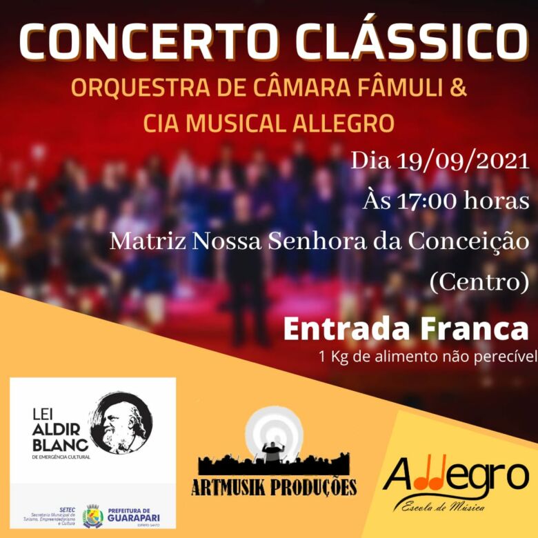 Concerto clássico celebra 130 anos de Guarapari