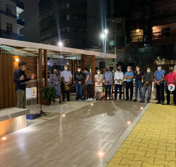 Após mais de um ano de reforma, Praça das Virtudes é inaugurada em Guarapari