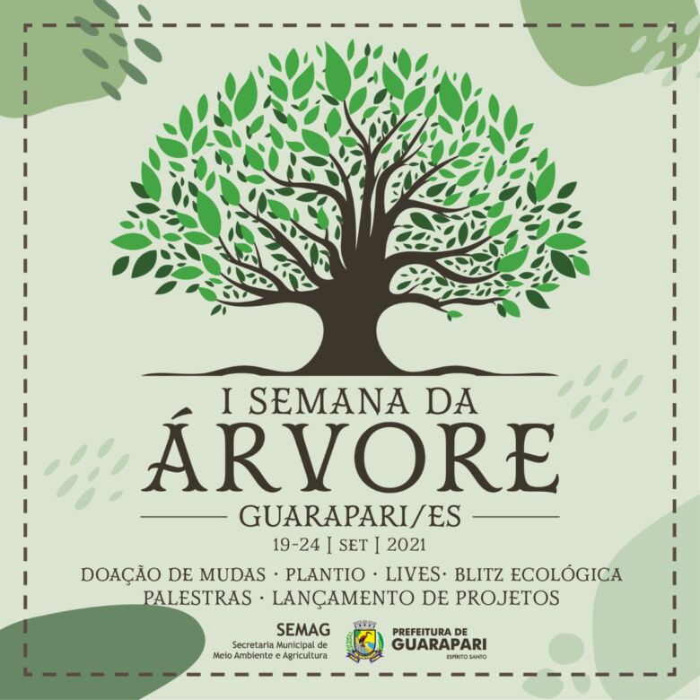 Guarapari inicia neste domingo (19) uma semana comemorativa pelo Dia da Árvore